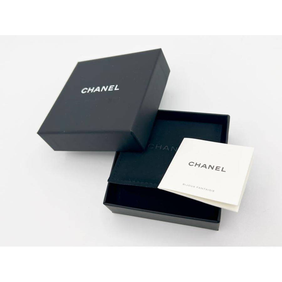 CHANEL（シャネル） ブローチ ダブル ハート モチーフ クリスタル ロゴ