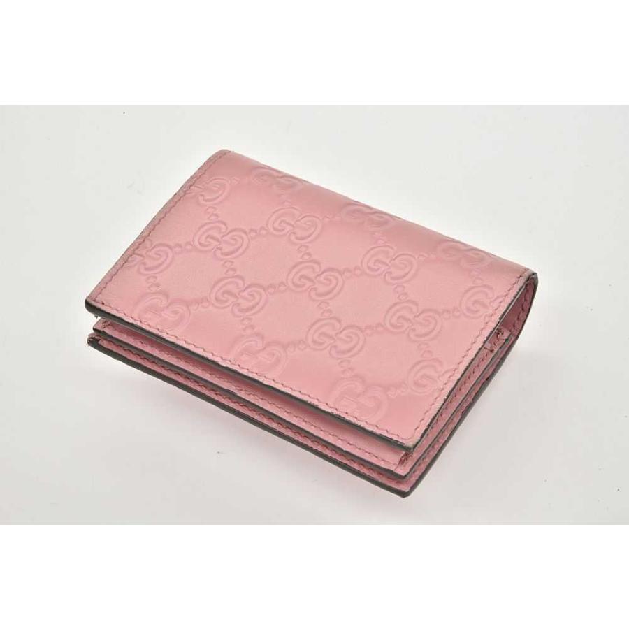 グッチシマ グッチ チェリー さくらんぼ付 カードケース 二つ折り財布