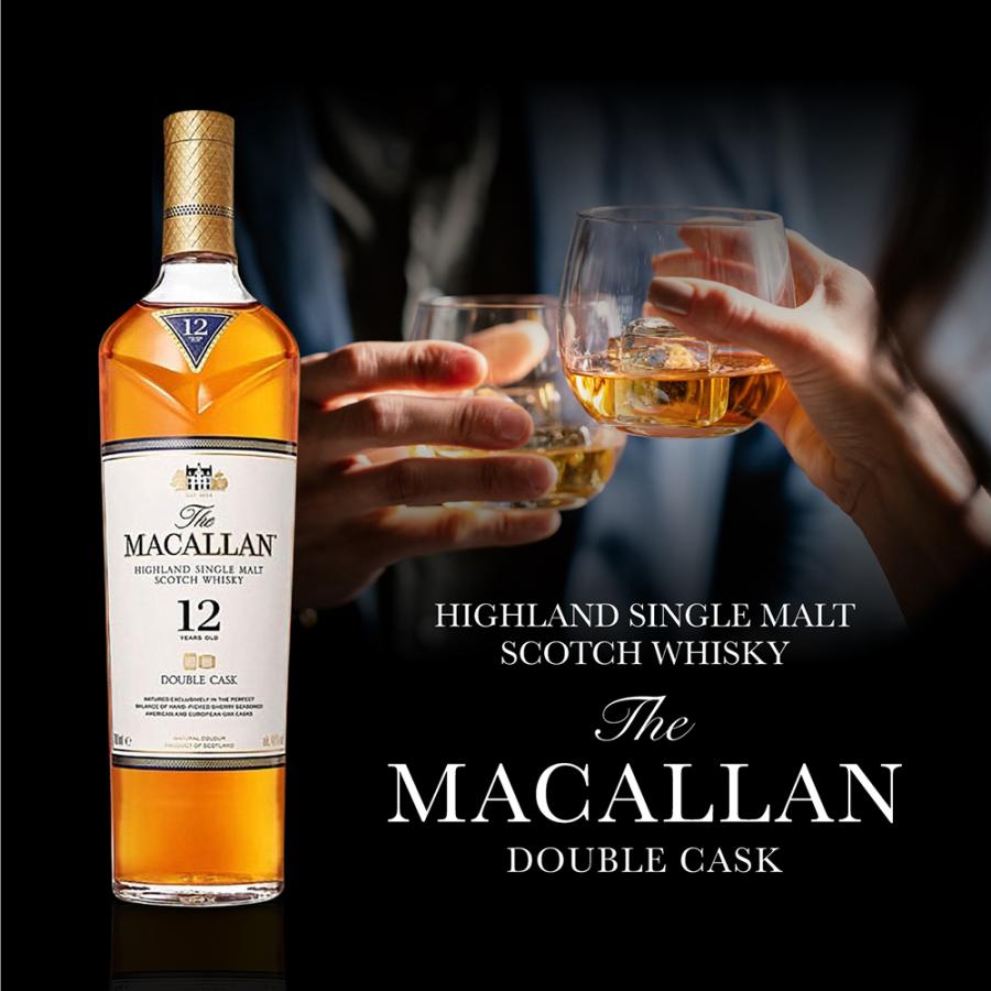ウイスキー おつまみセット ザ・マッカラン ダブルカスク 12年 700ml
