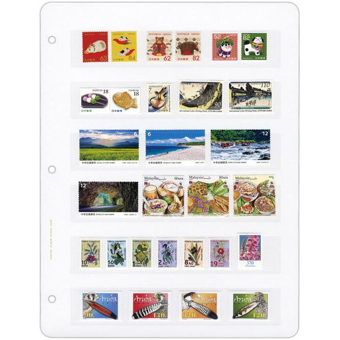 山田 銭単位切手 単片切手いろいろセット ストックブック付き 山田 銭