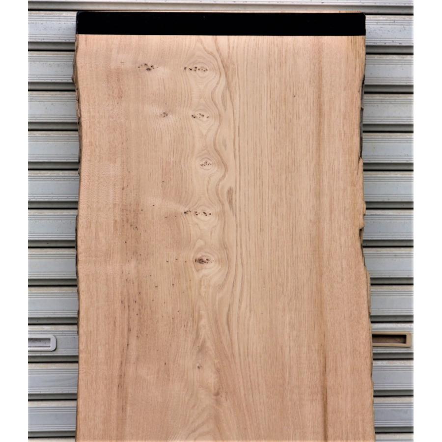 栗M215-2一枚板乾燥材棚板カウンターテーブルDIY耳付天板