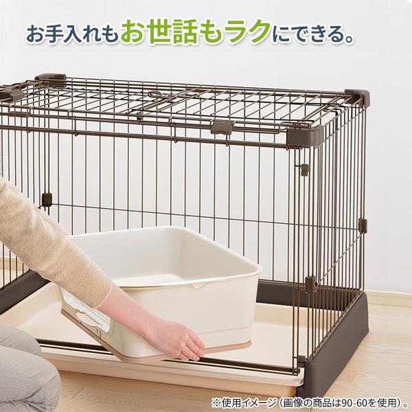 リッチェル（Richell） もっとお掃除簡単ペットサークル【屋根面セット