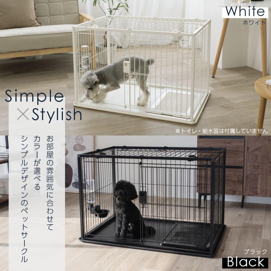 犬用ケージ 90cm✖️61cm✖️61cmレッチェル インテリアペットサークル