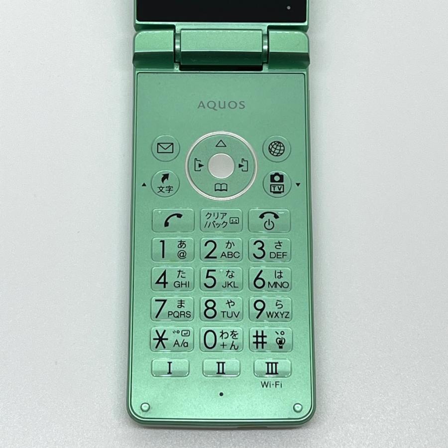 AQUOS ケータイ 【良品】AQUOS ケータイ3 806SH グリーン ワイモバイル
