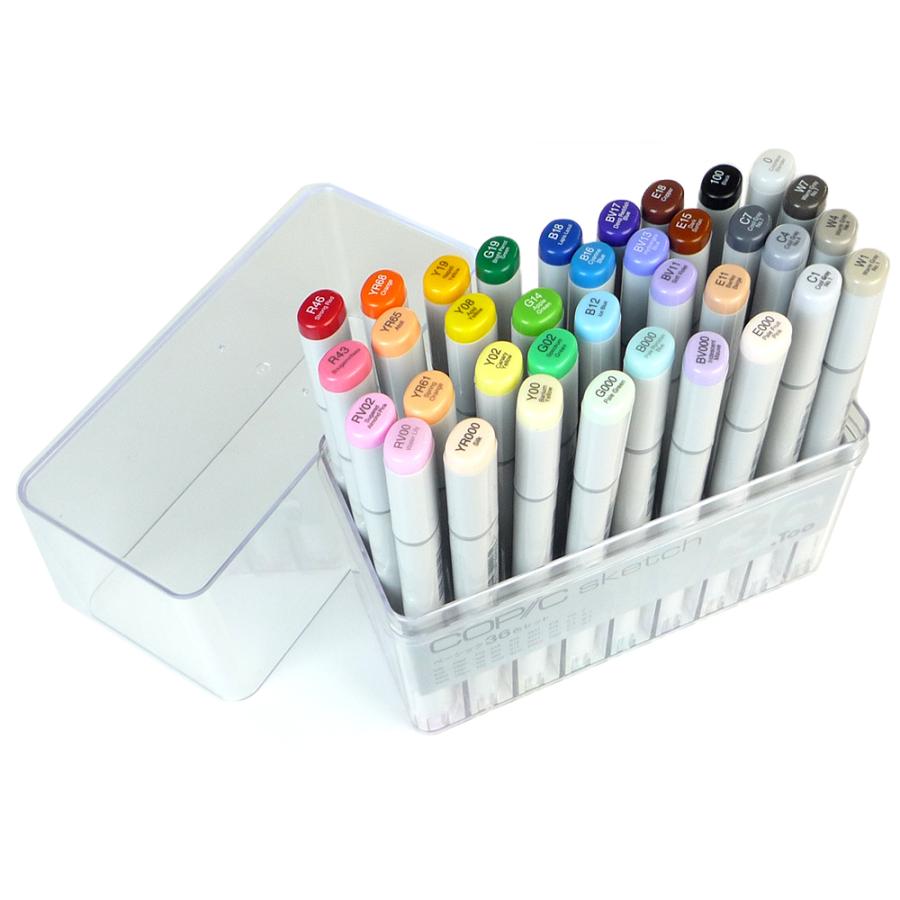 コピックスケッチ コピック ベーシック 36色セット : ゆめ画材 - 通販