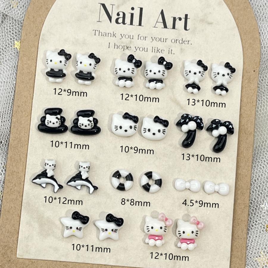 ふゎ ハローキティ ネイルパーツ セット レオパードキティ＋iQOS