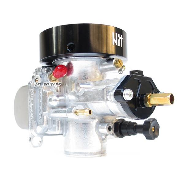 アルミCNC】エアファンネル50mm黒PWKビッグキャブ用タクト/スーパー