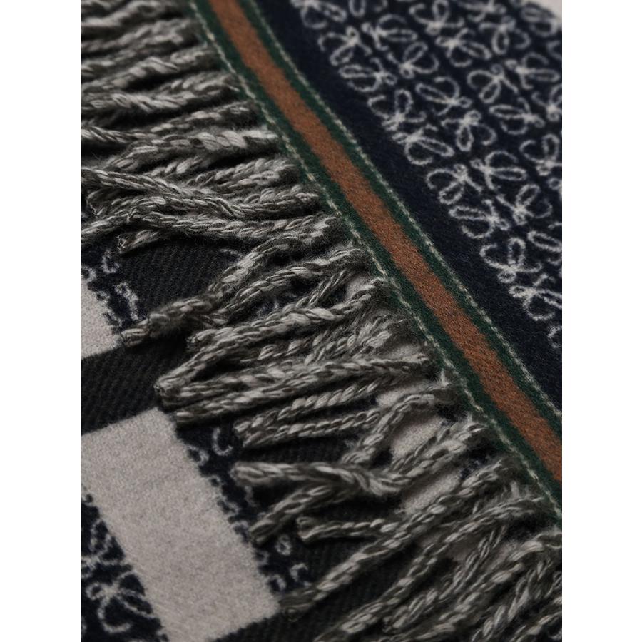 LOEWE（ロエベ） カシミヤ混 総柄 マフラー レディース メンズ