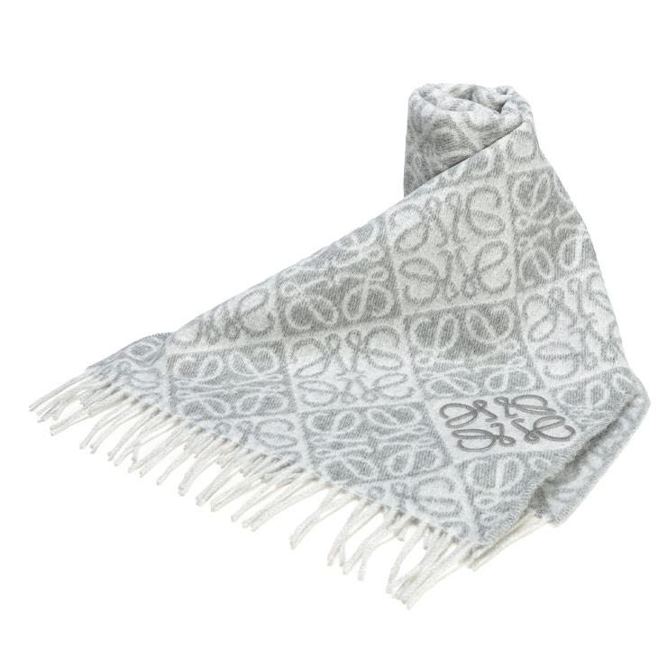 LOEWE（ロエベ） マフラー レディース アナグラム オールオーバー 総柄