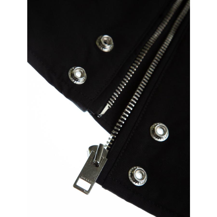 DIESEL（ディーゼル） メンズ コットン シングル ライダースジャケット