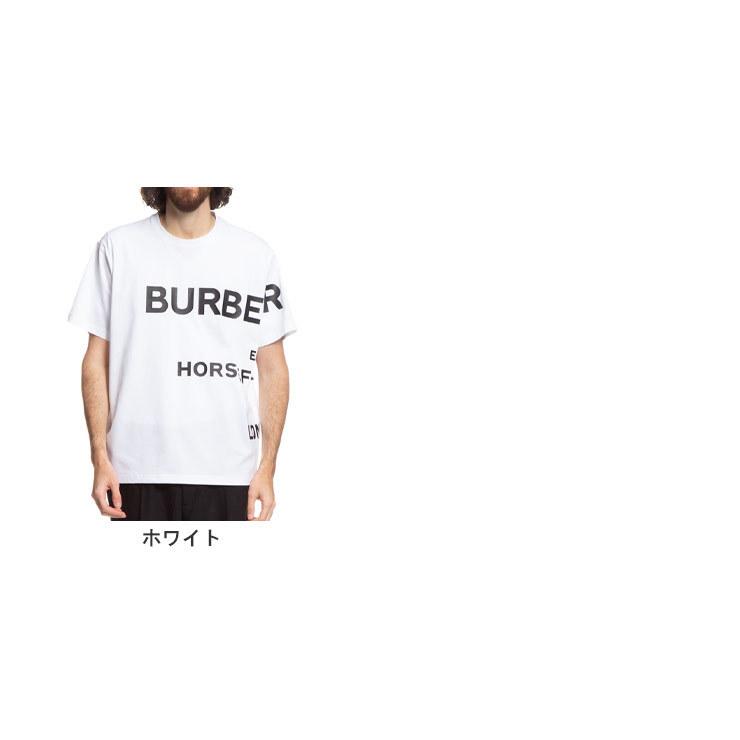 バーバリー 半袖Tシャツ ホースフェリープリント ホワイト S BURBERRY
