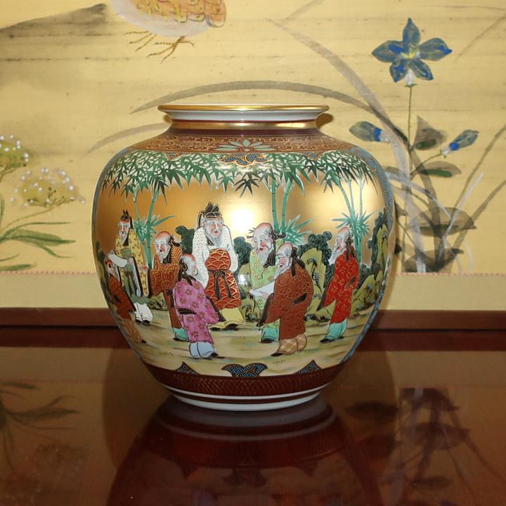 花瓶、壺、信楽焼、九谷焼、備前焼きなど各種 まとめ陶器花瓶 九谷焼