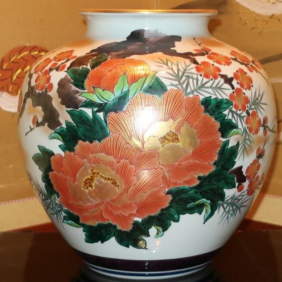 九谷焼 陶源 花瓶 金襴手 九谷焼 陶源 花瓶 金襴手 2025年最新】九谷陶