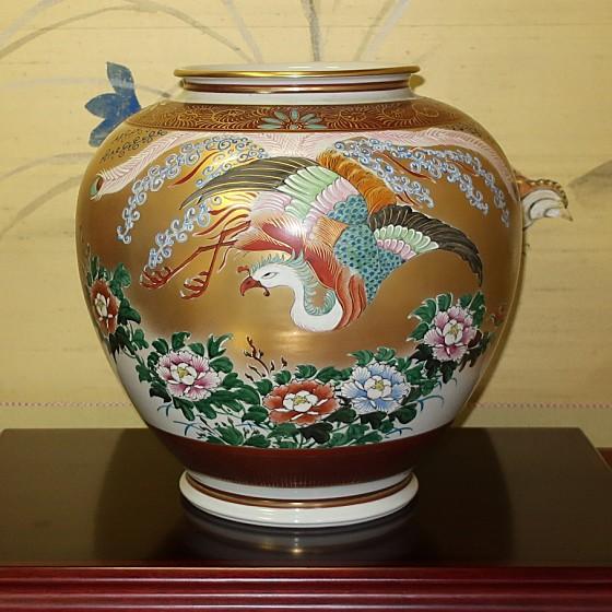 九谷焼 陶源 花瓶 金襴手 九谷焼 陶源 花瓶 金襴手 2025年最新】九谷陶