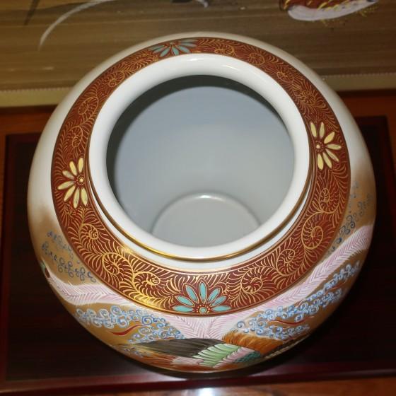 九谷焼 花瓶 陶器 本金鳳凰 錦生作 : ZAZU&CO. - 通販 - Yahoo