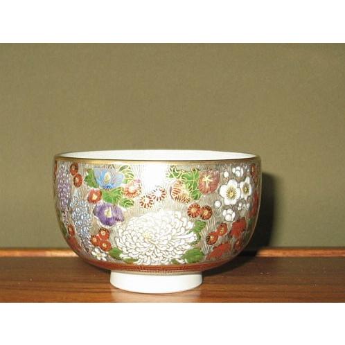 九谷焼 茶道具 抹茶茶碗 極上本金花詰 真山作 : ZAZU&CO. - 通販