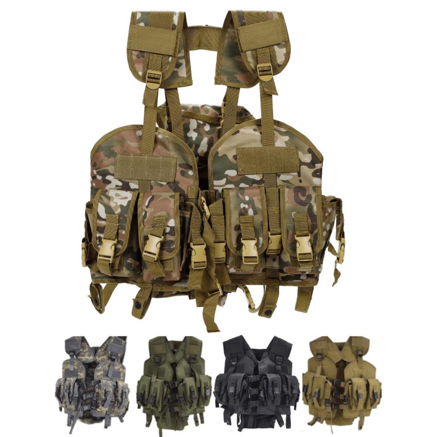 チェストリグ サバゲー ベスト タクティカルベスト リグ プレート