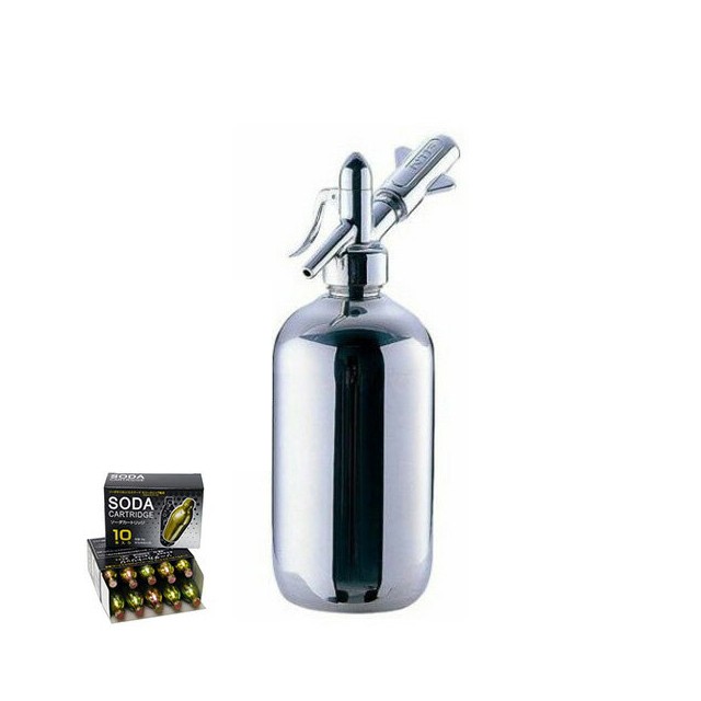 日本炭酸瓦斯 ステンレスサイホン×1個 炭酸水メーカー - 最安値・価格