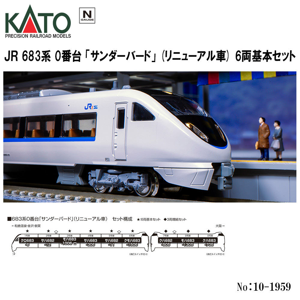 10-1959 10-1960×2 683系「サンダーバード」(リニューアル車) 10-1959