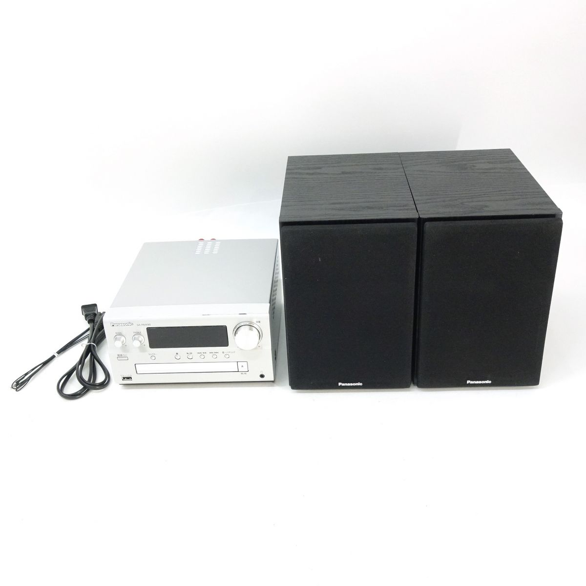 Panasonic CDステレオシステム SC-PMX90-S シルバー ミニコンポ - 最