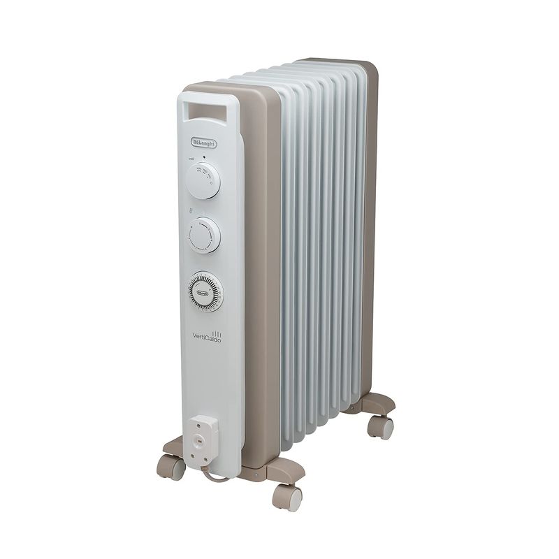 デロンギ KHD410812-LG（ホワイト＋ライトグレー） オイルヒーター