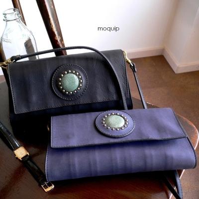 未使用級】モキップ ミニパース ショルダーウォレット ガルーシャ