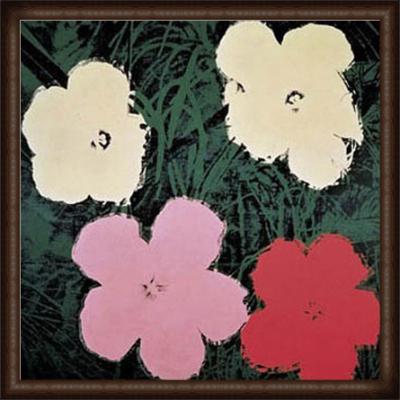 アンディ・ウォーホル Flowers 花 ポップアート フラワーポスター 4枚