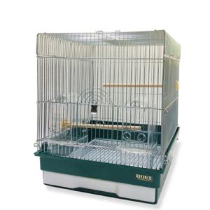 HOEI 鳥かご 丸籠 R440M−P 半月スタンド セット （33×33