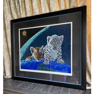 絵画 ラウラ.フューメ 犬 オフセット印刷／アートポスター : 古都-京都