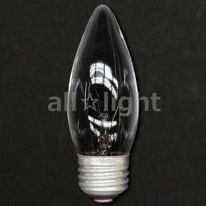 旭光電機工業 アサヒ シャンデリア電球 E17口金 クリヤー 40W