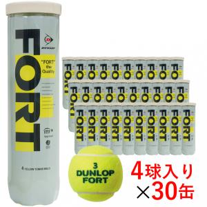 DUNLOP（ダンロップ） FORT フォート 2球×30缶 60球 1箱 DFEYL2DOZ