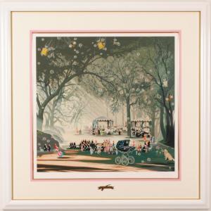 ヒロ・ヤマガタ 猫たちのバラード 猫 絵画 インテリア プレゼント