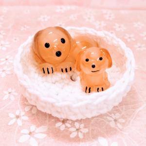ガラス細工 ダックス（L) ミニチュア 置物 雑貨 犬 小物 動物 : きたの