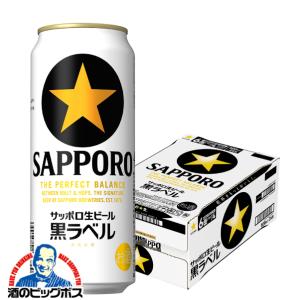 サッポロ 黒ラベル 500ml 24缶入 2ケース (48本) 送料無料 (一部地域