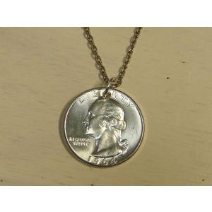 本物アメリカ コイン モルガン 1ドル銀貨 ペンダントトップ ネックレス