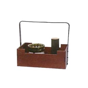 茶道具 煙草盆 莨盆 手付煙草盆 春慶塗 瓢透し 春次作 春慶塗り 瓢