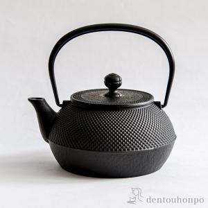 及源鋳造 OIGEN 南部鉄器 鉄瓶なつめアラレ 1.2L (実用900mL) H-143 及