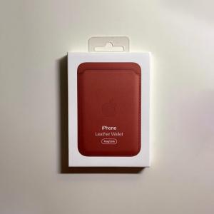 Apple Apple純正 MagSafe対応 iPhone レザーウォレット・セコイア
