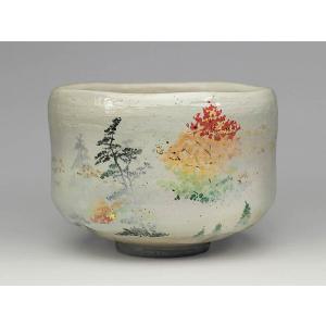 茶道具 菓子器 縁高 縁高重 朱塗り 花鳥 淡々斎好写し 五段 中村湖彩作