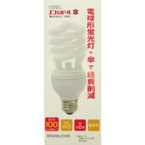 NEC 電球形蛍光ランプ コスモボールD形60W電球色 EFD15EL/12-C6