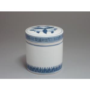 錫 茶心壺／茶入 四君子紋 「乾茂號造」在銘（本体のみ） : 茶道具商