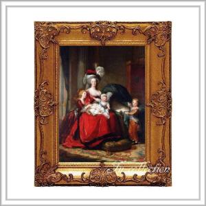 マリーアントワネット額絵 ゴールドダブルフレーム Mサイズ mayM