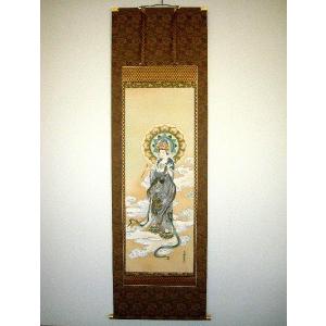 掛け軸 掛軸 岩上観音 川島玉峰 (真作・新品) : 掛け軸の専門店 香遊