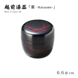 中棗 扇面 木製 中村湖彩作 化粧箱 茶道具 漆絵 縁起物 伝統工芸 日本