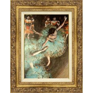 ドガ 絵画 靴下を直す踊り子 F8号 【複製】【美術印刷】【世界の名画