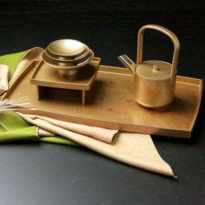 純金 銚子セット ( おとそ とそ器 日本酒 お正月 迎春 東京銀器（金