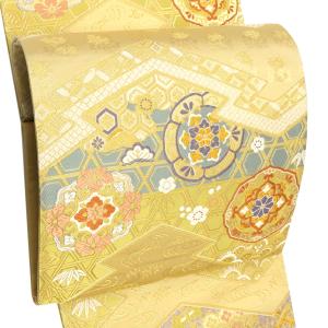 袋帯 シルバー 銀色 志都香 正絹 仕立て付き 帯 フォーマル お茶会