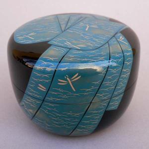 茶道具 一閑芽張柳蒔絵大棗[内金砂子]（即中斎好写） : 茶道具春日園