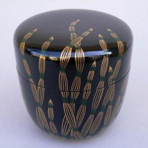 茶道具 一閑芽張柳蒔絵大棗[内金砂子]（即中斎好写） : 茶道具春日園