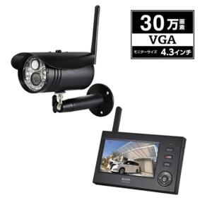 ELPA（エルパ） ワイヤレスカメラ＆モニターセット CMS-H1001